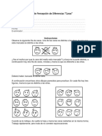 Protocolo Test Caras