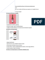 V2 - Preparación de Medicamento para Administración Parenteral