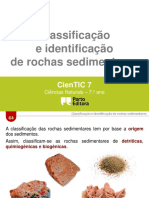 Classificação e identificação de rochas sedimentares