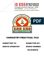Chemistry Practical File