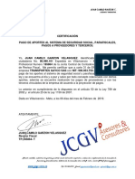 01 Certificacion Aportes de Seguridad Social y Parafiscales Enero 2019 Transportes Gayco