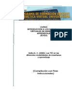 Lectura 2 - Las TIC en Las Diferentes Modalidades de Aprendizaje