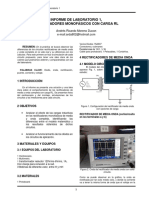 Rectificadores Monofasicos Con Carga Rl