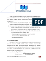 Bab 11 Evalusi Investasi PDF