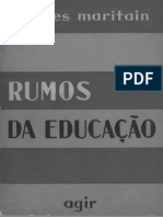 Jacques Maritain Rumos Da Educacao PDF