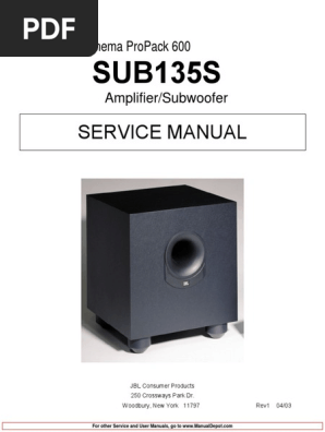 jbl sub135s