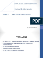 Tema 1 El Proceso Administrativo