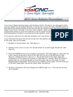 FANUC Zero Return Procedure PDF