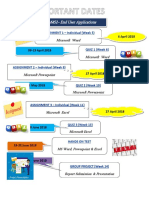 ASM452-IMPORTANT DATES (March-July 2018)