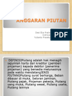 Anggaran Piutan