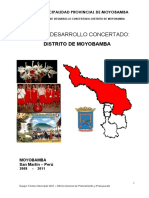 PLAN 12195 Plan Estratégico de Desarrollo o Plan de Desarrollo Concertado Moyobamba 2011