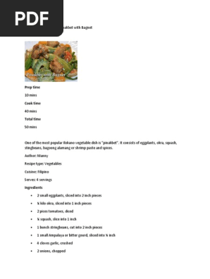 Recipe