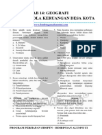 Bab 14 Pola Keruangan Desa Kota PDF
