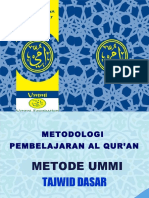 Metodologi Pembelajaran Al - Quran Metode Ummi