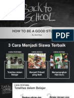 How To Be Good Student