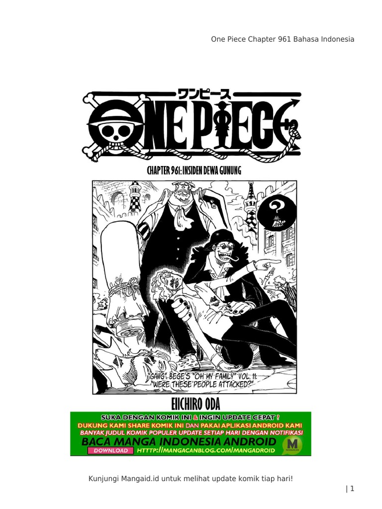 One Piece Chapter 961 Pdf