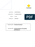 QSA37T0005-1P (Proposal Technical Basis Assumption)