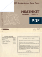 Heathkit IT-1121 Curve Tracer Manual