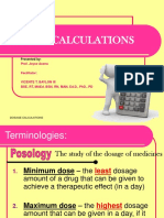 Pharma 5b Dosage Calculations