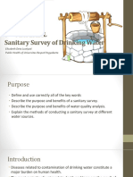 Materi 3. Sanitary Survey of Drinking Water.pptx