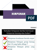 Power Point Untuk Pembelajaran Himpunan Materi Diagram Venn