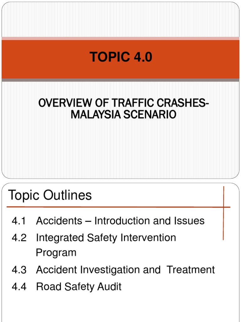 Malaysia Traffic Crash Analysis | PDF | Traffic Collision | Road ...