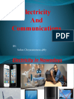 Electricity and Communicatuions - Solon Chrysostomou