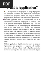 What Is Application