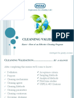 cleaningvalidation intas 