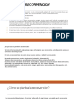 Reconvención en juicios: elementos, casos permitidos y cómo plantearla