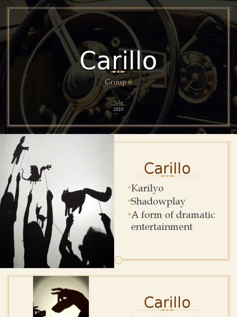 Carillo: Philippine Shadow Play Traditions | PDF