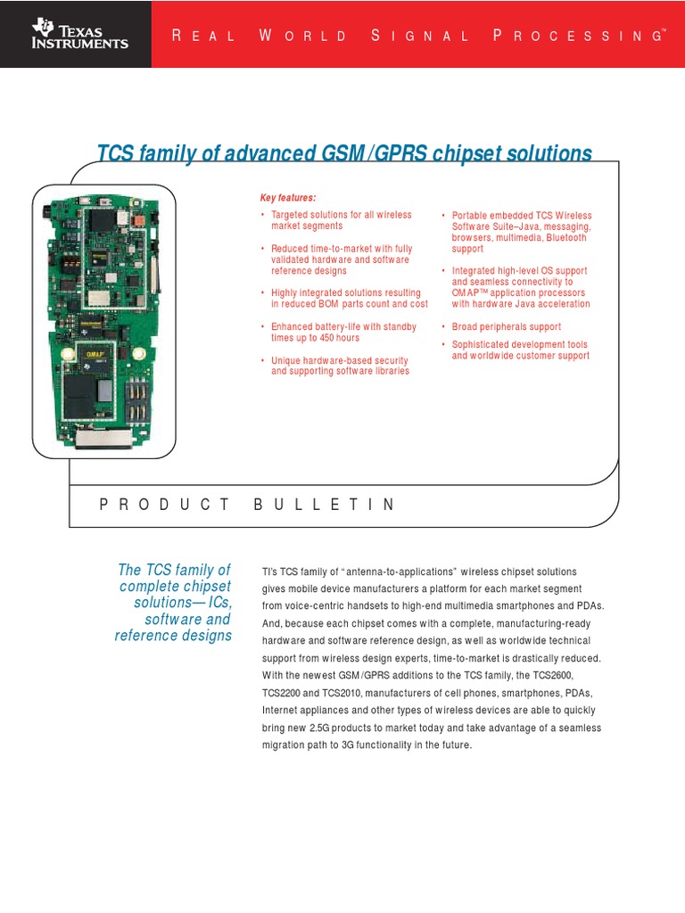GSM GPRS 021903 | PDF | Smartphone | Embedded System