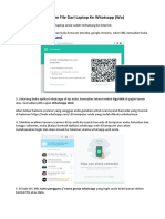 Mengirim File Dari Laptop Ke Whatsapp