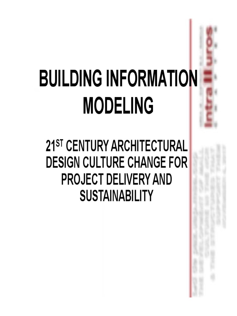 Building Information Modeling - CPD | PDF | Building Information ...