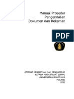 01.MP Pengendalian Dokumen Rekaman LPPM Terkendali