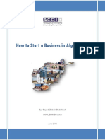 How To Start A Business in Afghanistan PDF