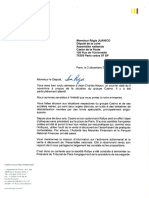 Lettre réponse de Casino 