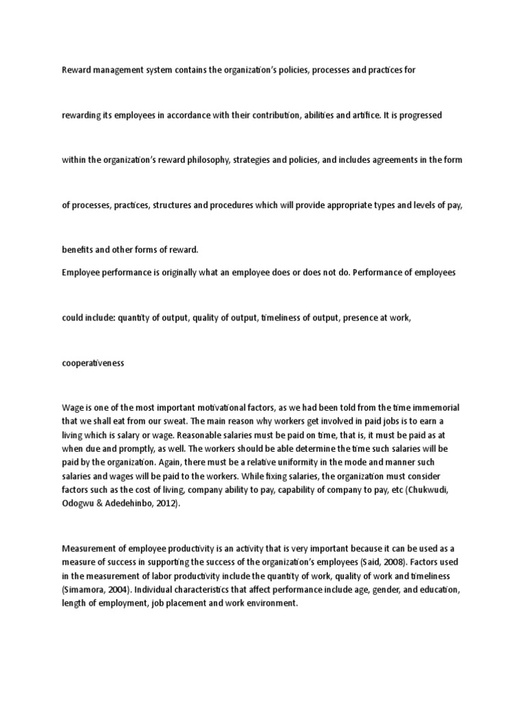 Employee Reward & Productivity Guide | PDF