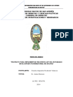 Proyecto de ley notarial Bolivia