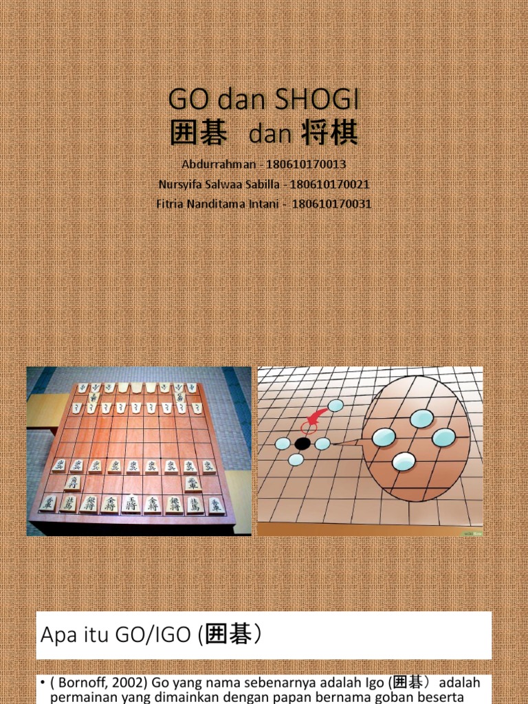 Sejarah dan Aturan Permainan Go dan Shogi | PDF