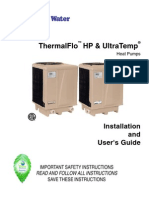 Pentair Ultra Temp Heat Pump Manual
