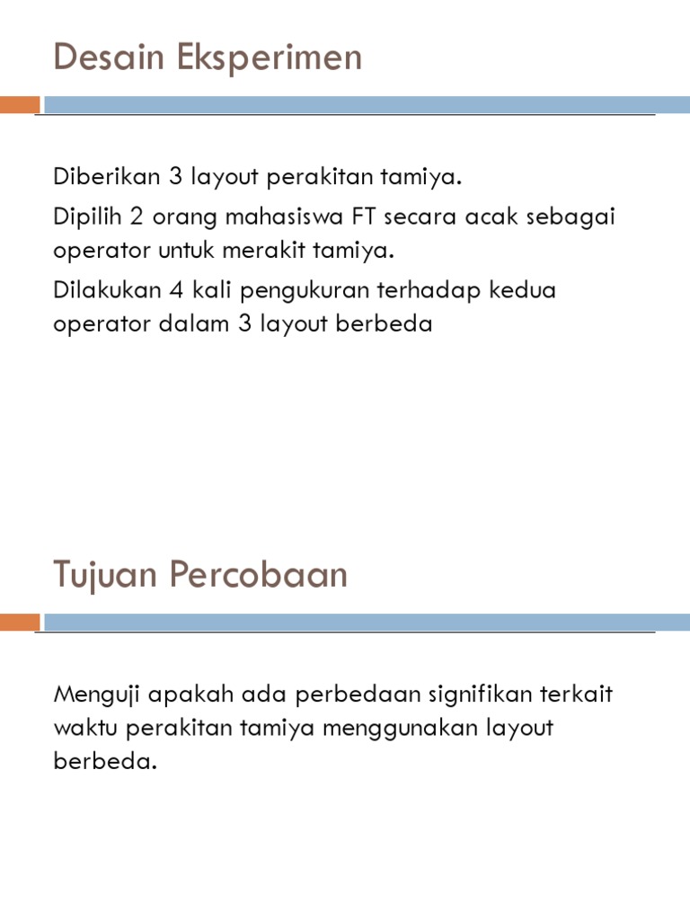 6 Eksperimen Desain 6 Nested Design | PDF | Metode & Bahan Ajar