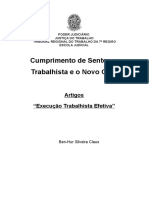 Ben-Hur Silveira Claus - Coletânea de Artigos Sobre Execução Trabalhista