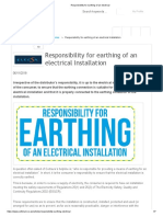 Responsibility for earthing of an electrical.pdf