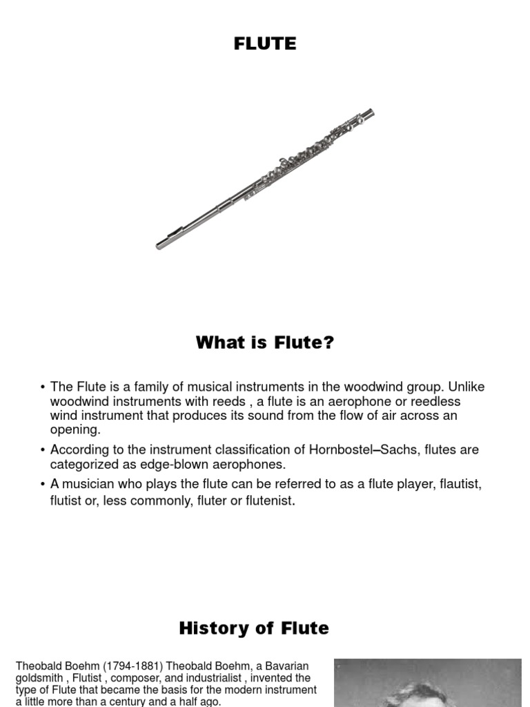 Flute | PDF | Flute | Musical Instruments