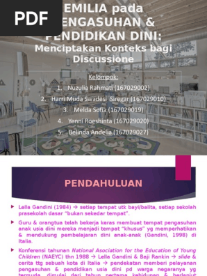 Pendekatan Reggio Emilia Pdf