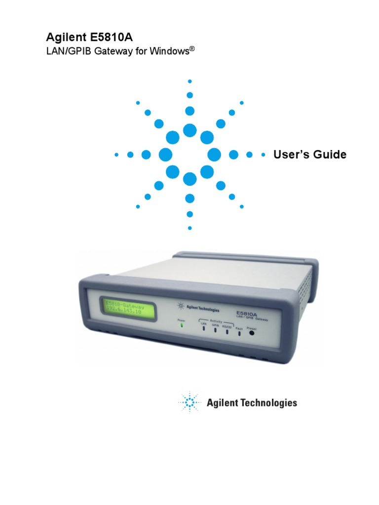 E 5810 PDF Computer Network Gateway
