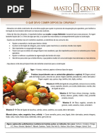 Alimentacao Mastocenter Depois