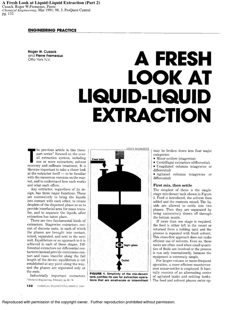 Roger A Fresh Look at LiquidLiquid Extraction (Part 2) PDF