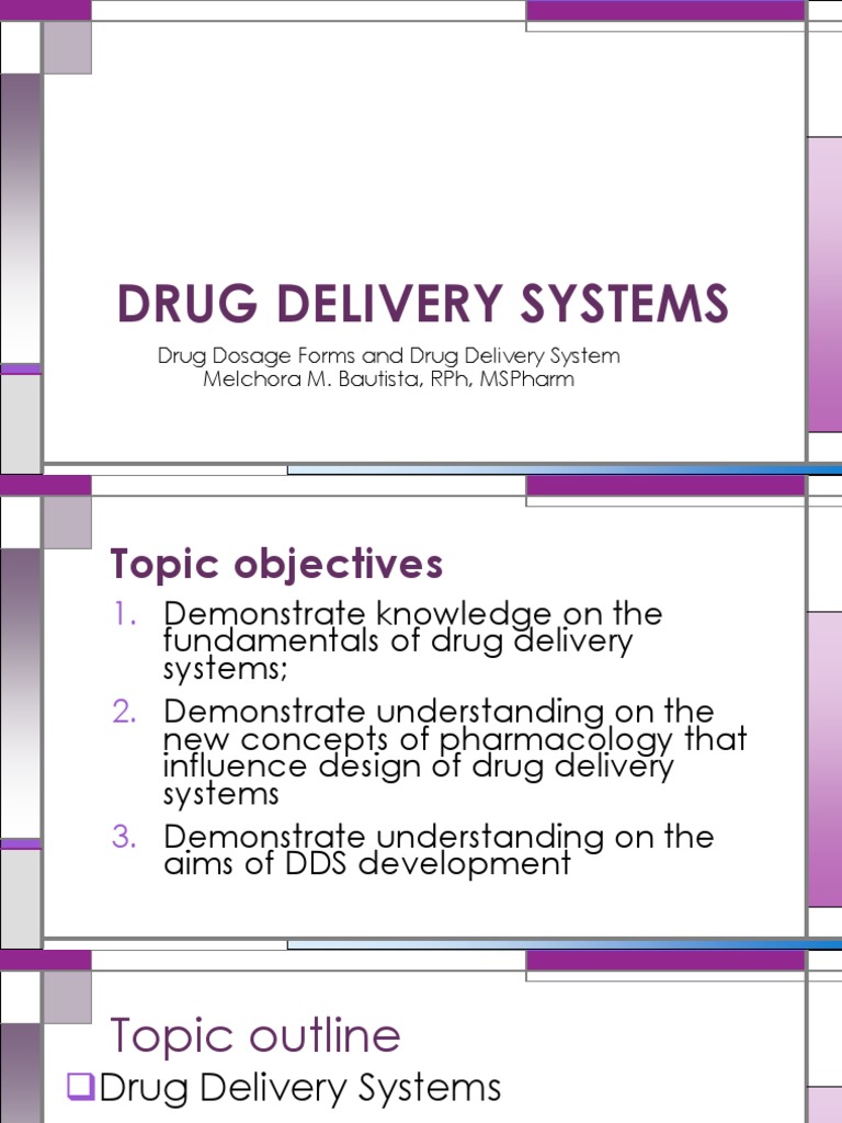 Advances in Drug Delivery Systems | PDF | Pharmacogenomics | Cancer